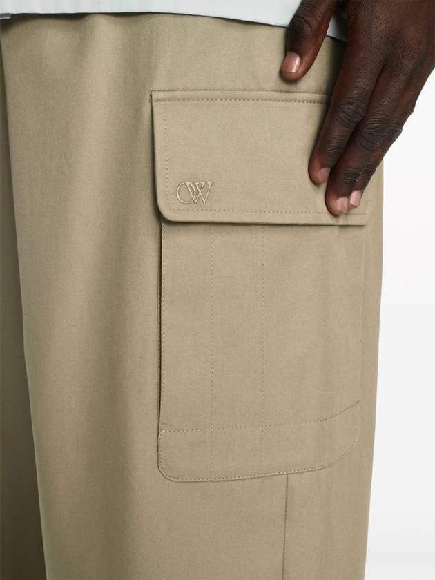 wide-leg cargo trousers - OFF WHITE - BALAAN 5