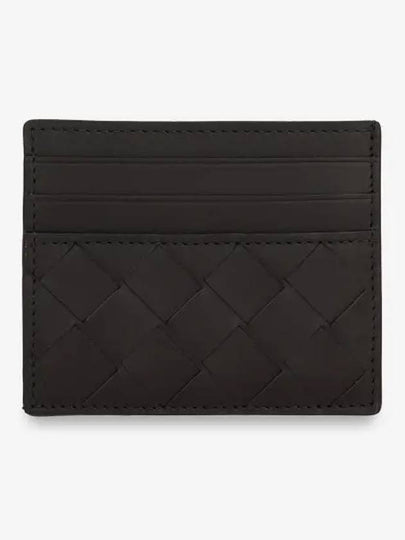 Intrecciato Card Holder Espresso Nero 607361V3US32007 - BOTTEGA VENETA - BALAAN 2