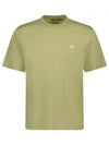 Hale Logo Patch Short Sleeve T-Shirt Oil Green - J.LINDEBERG - BALAAN 2