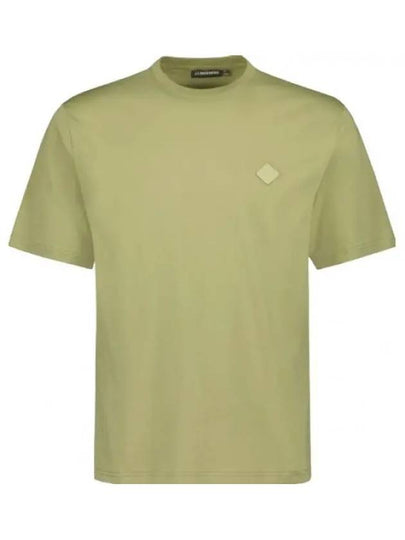 Hale Logo Patch Short Sleeve T-Shirt Oil Green - J.LINDEBERG - BALAAN 2