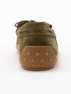 Men Ribbon Suede Loafer Shoes Flats Khaki XXM15C0CN50RE0V600 - TOD'S - BALAAN 5