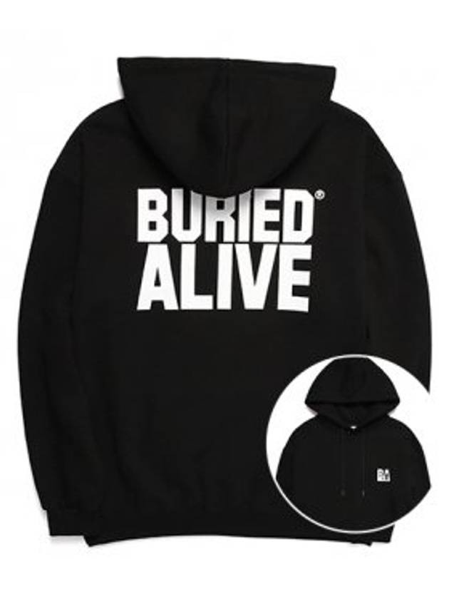 BA OG LOGO HOODIE BLACK - BURIED ALIVE - BALAAN 1