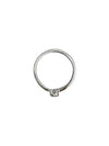 Clear Tilted Heart Solitaire Ring Silver - PANDORA - BALAAN 3