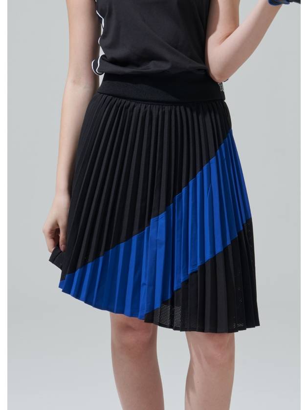 Unbalanced pleated skirtBK - BLUDOT - BALAAN 1