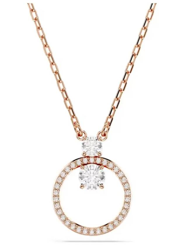 Constella Pendant Necklace Rose Gold - SWAROVSKI - BALAAN 4