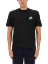 Jack World Back Printing Cotton Short Sleeve T-Shirt Black - PAUL SMITH - BALAAN 1