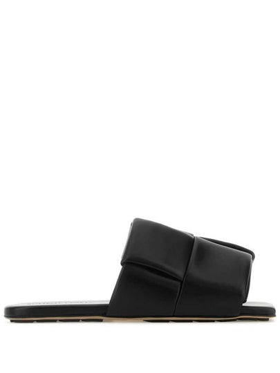 Men's Patch Mule Slippers Black - BOTTEGA VENETA - BALAAN 2