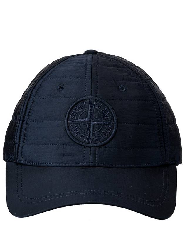 Nylon Metal 6 Panel Ball Cap Navy - STONE ISLAND - BALAAN 3