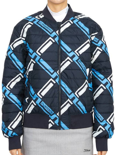 Women's Reversible Bomber Jacket Blue - J.LINDEBERG - BALAAN 2