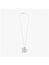 Hyperbola Bow Large Pendant Necklace Silver - SWAROVSKI - BALAAN 4