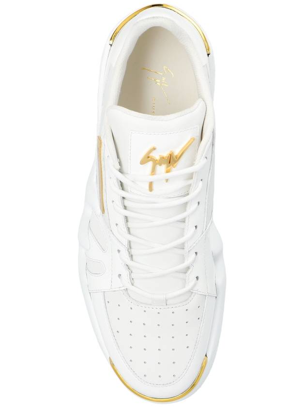 Giuseppe Zanotti Leather Sneakers, Men's, White - GIUSEPPE ZANOTTI - BALAAN 6