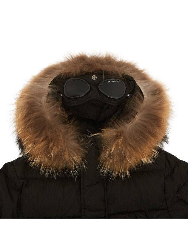 Kids U16 M.T.T.N. Goggle Down Parka Black - CP COMPANY - BALAAN 8