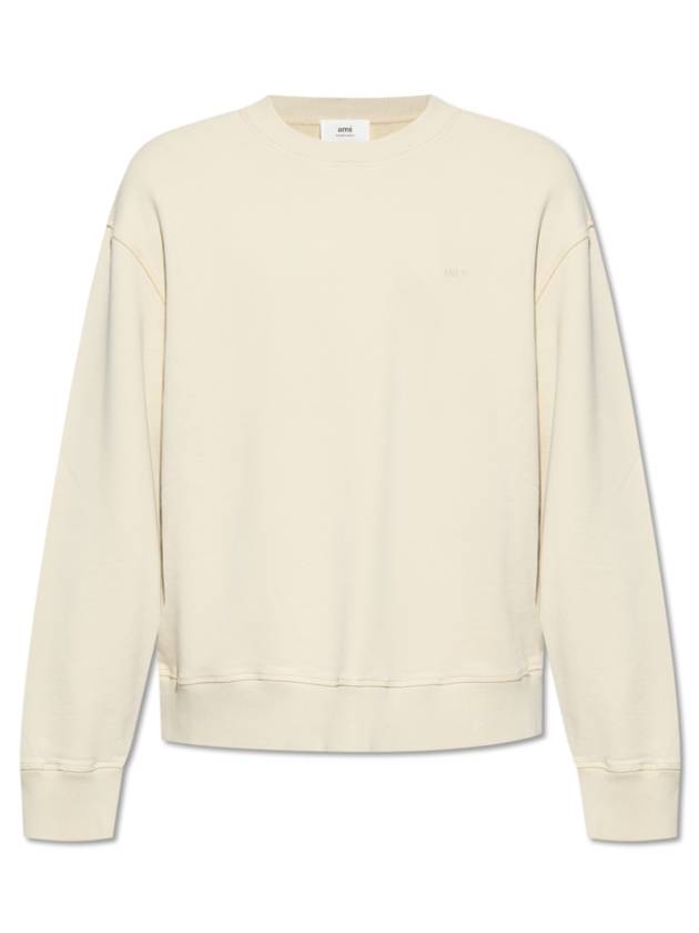 Fade Out Sweatshirt Ivory - AMI - BALAAN 2