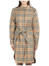 Women's Vintage Check Belt Midi Dress Beige - BURBERRY - BALAAN 2