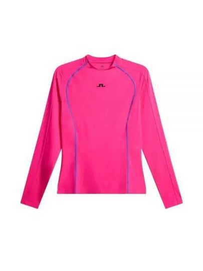 Women's Alien Long Sleeve T-Shirt Pink Peacock - J.LINDEBERG - BALAAN 2