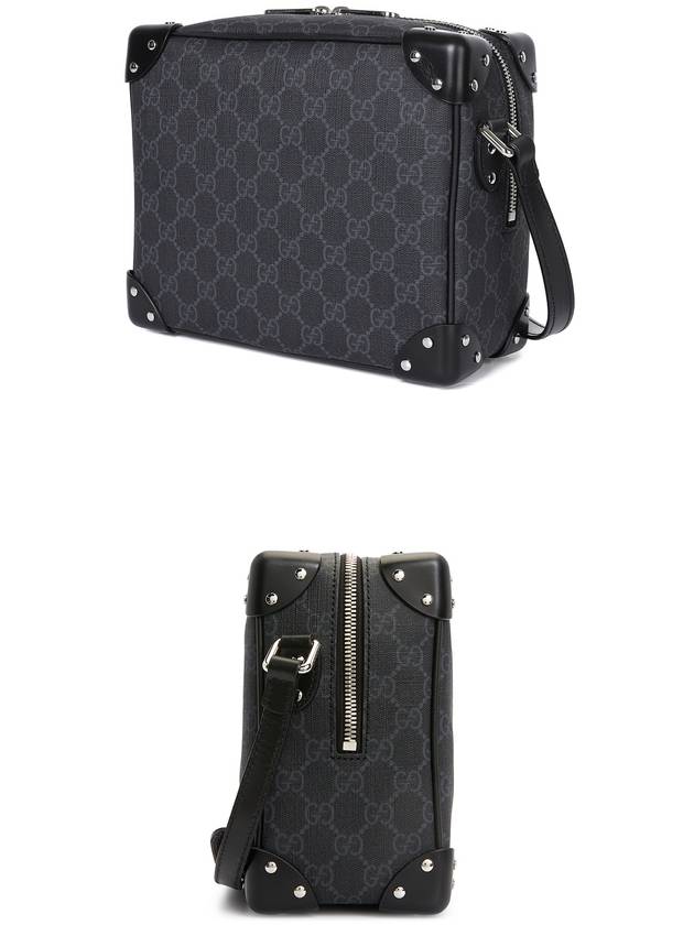 GG Supreme Shoulder Bag Black - GUCCI - BALAAN 3