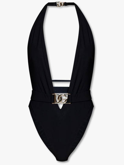 DG logo one-piece swimsuit black - DOLCE&GABBANA - BALAAN 2