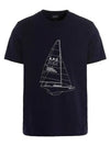 Jeannot Short Sleeve T-Shirt Navy - A.P.C. - BALAAN 1