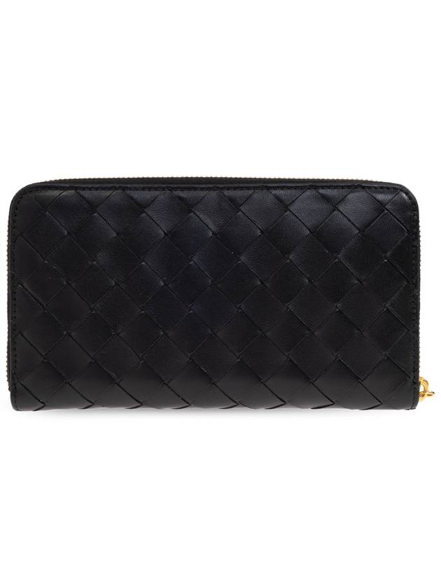 Bottega Veneta Leather Wallet, Women's, Black - BOTTEGA VENETA - BALAAN 3