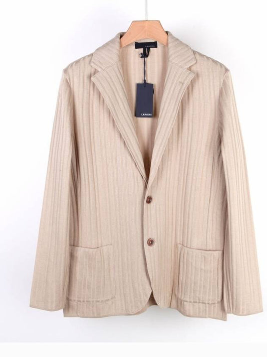 Knit Blazer Beige EG52002 200 - RVR LARDINI - BALAAN 1