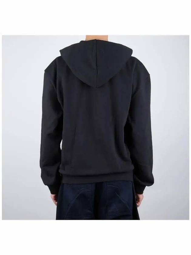 2Y958670Q CAD8 Logo Cotton Fleece Loose Hoodie - CELINE - BALAAN 4