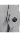 Light Fleece Sweatshirt Grey Melange - CP COMPANY - BALAAN 9