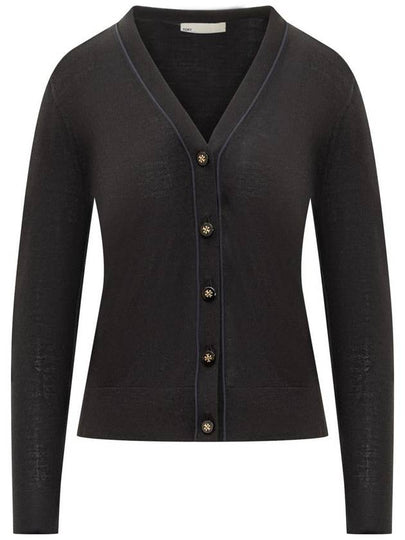 Simone Knit Cardigan Black - TORY BURCH - BALAAN 2