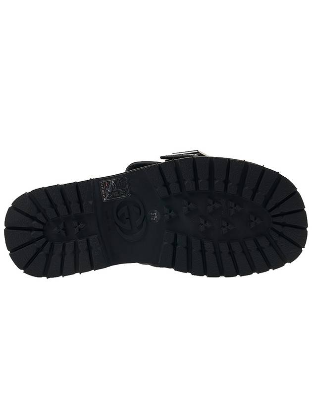 Nylon Quilted Sandals Black - GUCCI - BALAAN 6