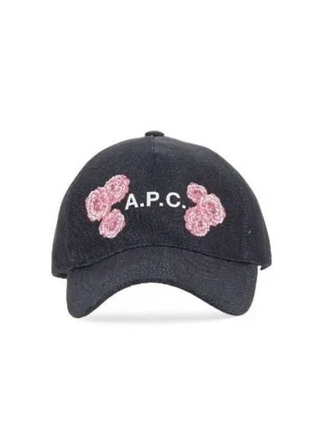 APC Eden Flower Denim Ball Cap Indigo COCSX M24123 - A.P.C. - BALAAN 1