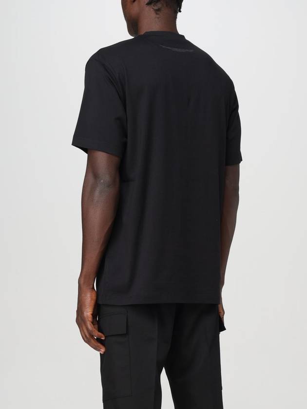 Logo Print Short Sleeve T-Shirt Black - Y-3 - BALAAN 4