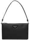 Brushed Leather Mini Bag Black - PRADA - BALAAN 1