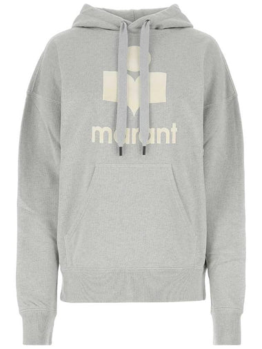 MANSEL Mansell hooded sweatshirt light blue ecru SW0001FA A1M07E - ISABEL MARANT - BALAAN 1