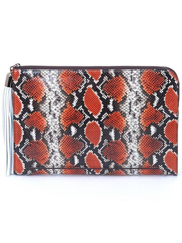 Francesco Large Clutch Bag Red - DONIRAY - BALAAN 1