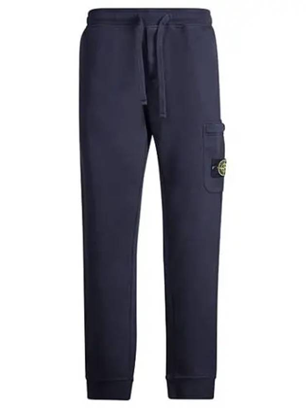 Men's Wappen Patch Jogger Pants Navy - STONE ISLAND - BALAAN 2