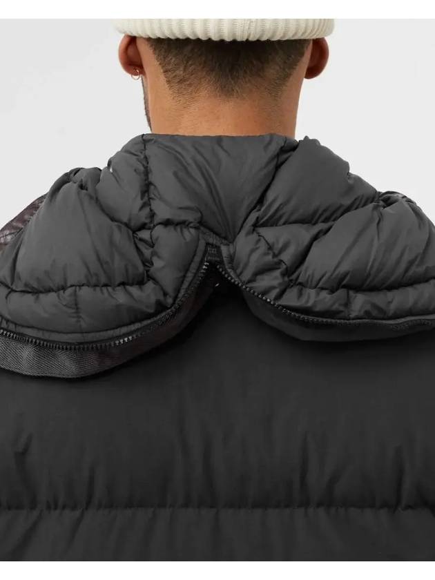 Naslan Light Watro Down Hooded Padding Black - STONE ISLAND - BALAAN 6