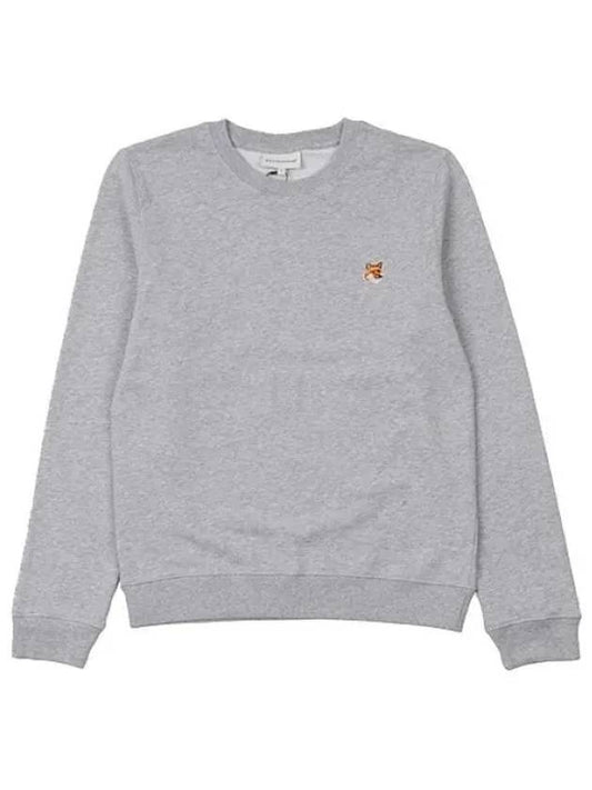 Fox Head Patch Regular Sweatshirt Grey - MAISON KITSUNE - BALAAN 2