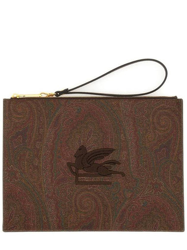 Etro Pouch Paisley Jacquard Medium - ETRO - BALAAN 1