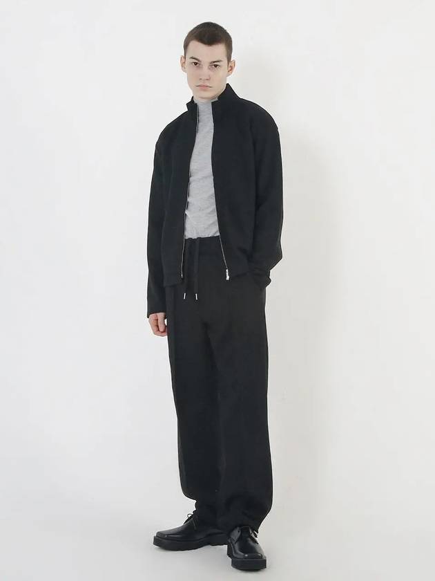 Ribbed Knit String Pants Black - CHANCE'S NOI - BALAAN 5