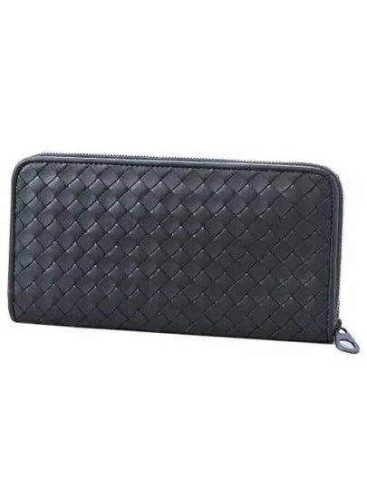 Intrecciato Zipper Long Wallet Black - BOTTEGA VENETA - BALAAN 2