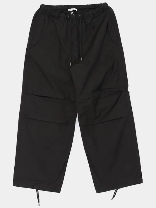 Relaxed Fit Straight Pants Black - ACNE STUDIOS - BALAAN 2