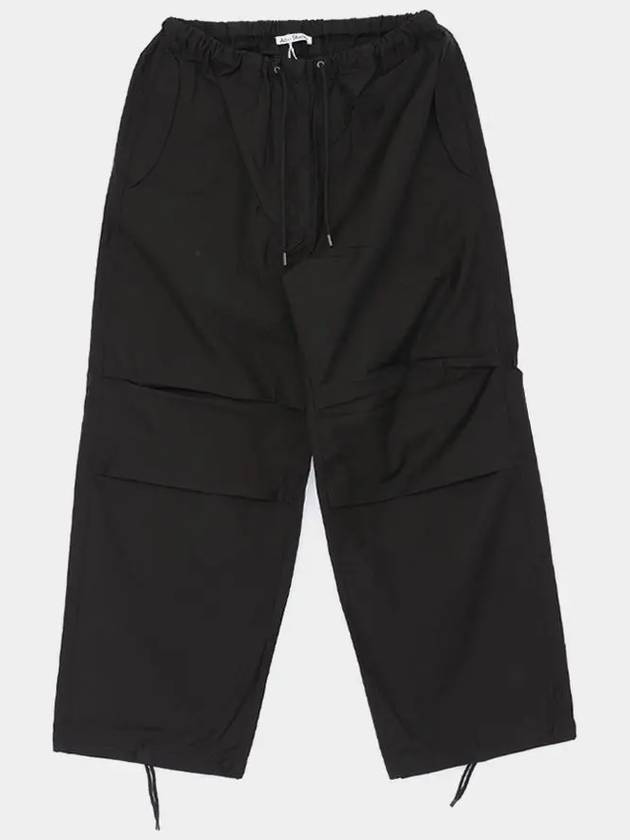 Relaxed Fit Straight Pants Black - ACNE STUDIOS - BALAAN 3