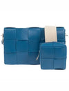 Cassette Versatil Strap Cross Bag Blue - BOTTEGA VENETA - BALAAN 2