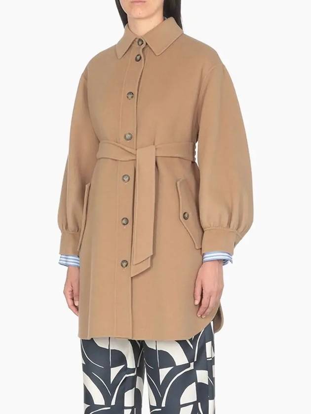 FARISEO Wool Belt Coat Camel 50160129 016 - MAX MARA - BALAAN 2