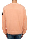 70% Recycled Cotton Fleece Tinto Terra Sweatshirt Pink - STONE ISLAND - BALAAN 4