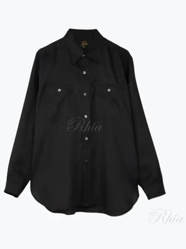 24 Work Shirt Black OT206 - NEEDLES - BALAAN 1