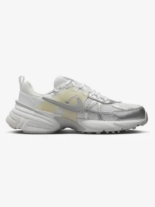 V2K Run Low Top Sneakers Metallic Silver White - NIKE - BALAAN 2