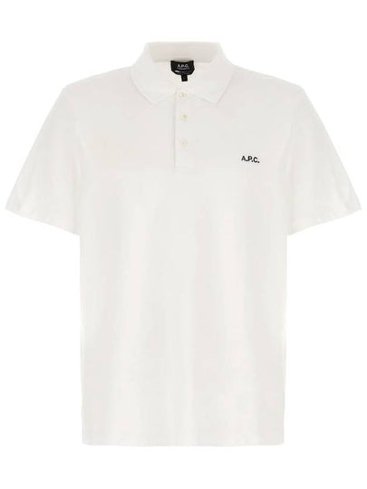 Carter Cotton Polo Shirt White - A.P.C. - BALAAN 2