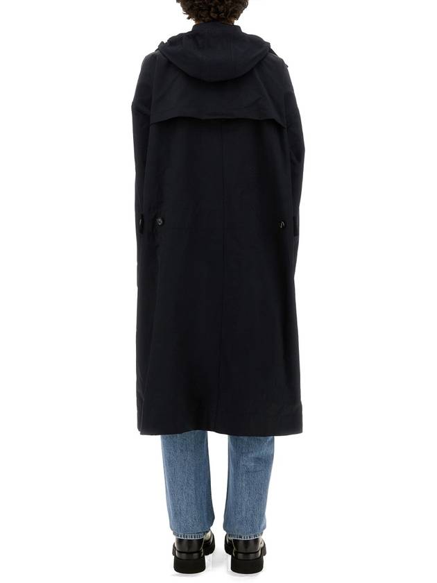 HOODED TRENCH COAT - BOTTEGA VENETA - BALAAN 3