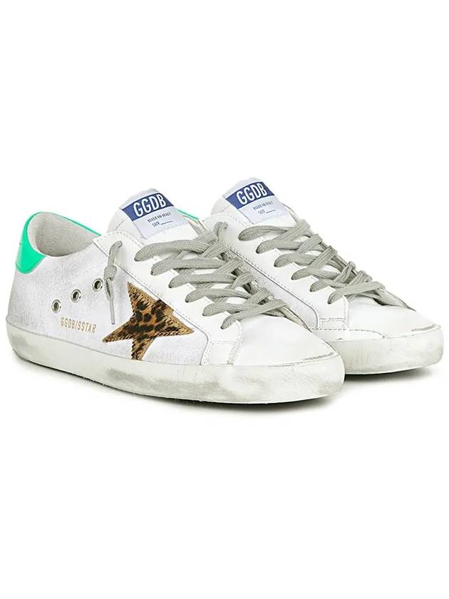 Superstar Classic Neon Tab Low Top Sneakers White - GOLDEN GOOSE - BALAAN 3