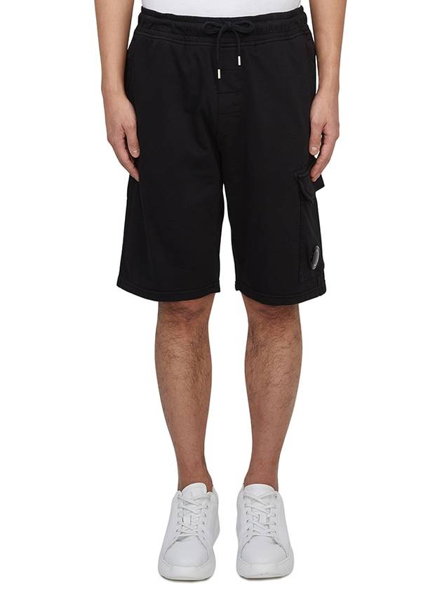 CP Company Short Pants 18CMSB069A002246G999 BLACK - CP COMPANY - BALAAN 2